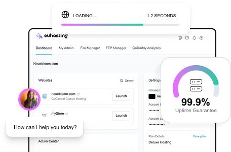 Hosting dashboard preview